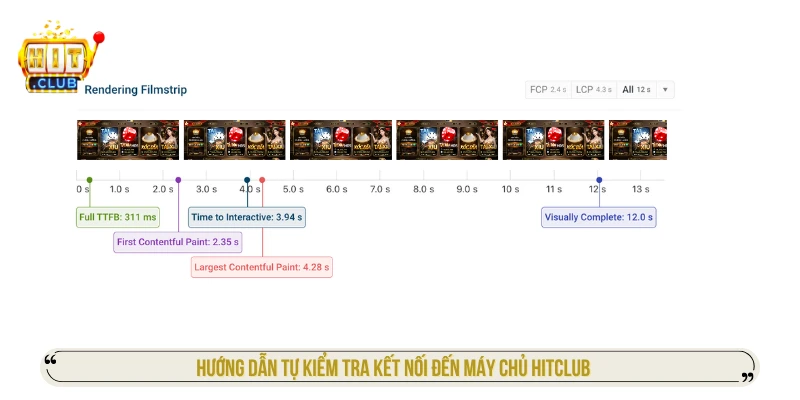 Hướng dẫn tự kiểm tra kết nối đến máy chủ HITCLUB